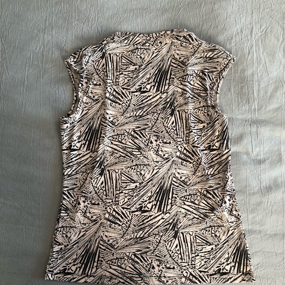 Evan Picone Patterned Office Casual Lightweight Blouse - Picture 4 of 4